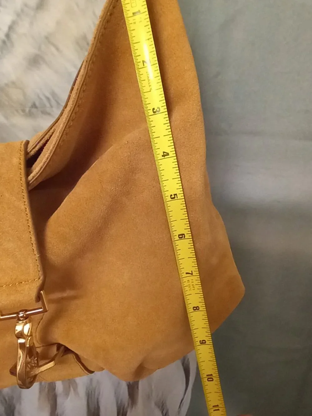 India Hicks Genuine Suede Hobo Bag